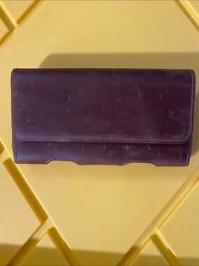 Vintage Brown Leather Phone Holster Belt Clip Waist Pouch Utility Case